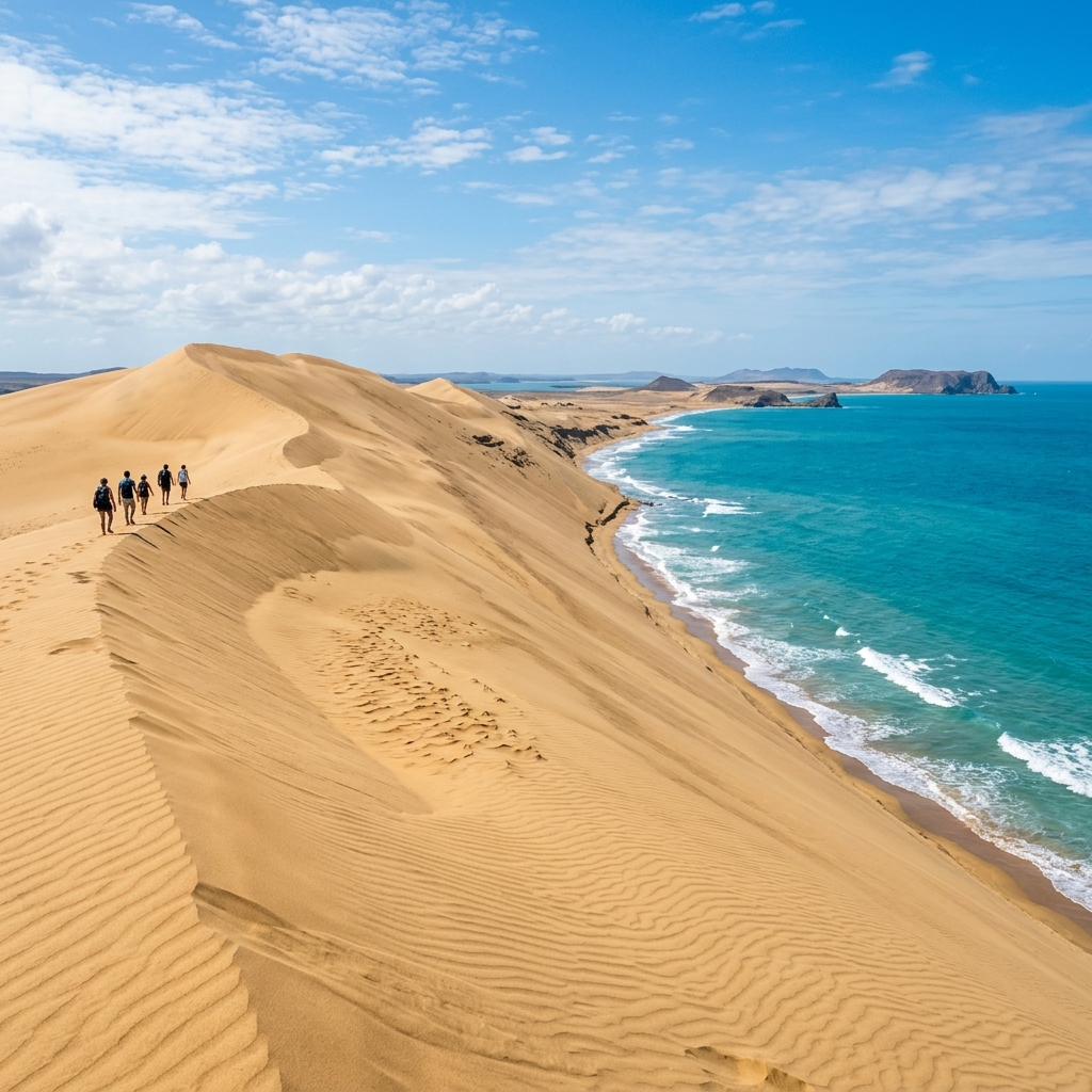 Sandboarding en Dunas de Taroa, La Guajira