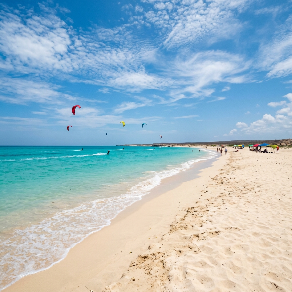 Playa de Mayapo, kitesurf en La Guajira